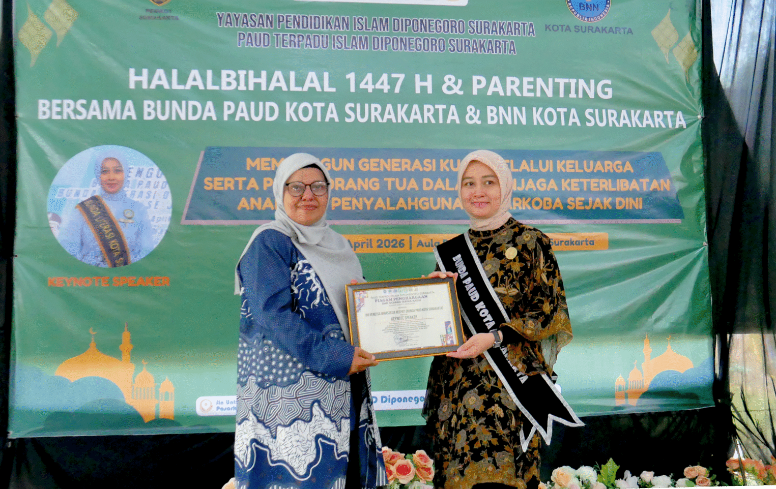 Halal Bihalal 1447 H & Seminar Parenting PAUD Surakarta bersama BNN